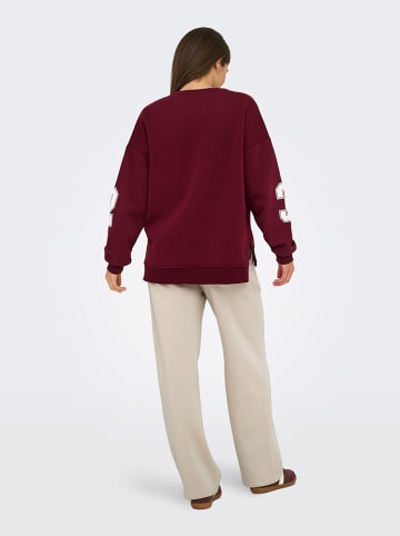 ONLY Bluza w kolorze bordowym
