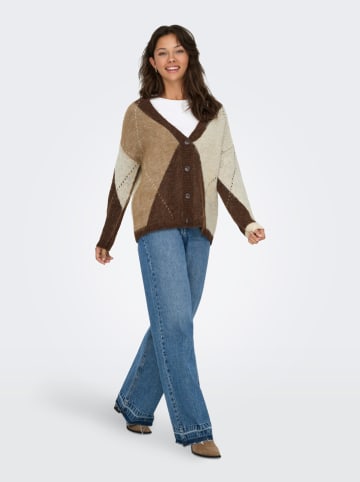 ONLY Cardigan in Braun/ Beige