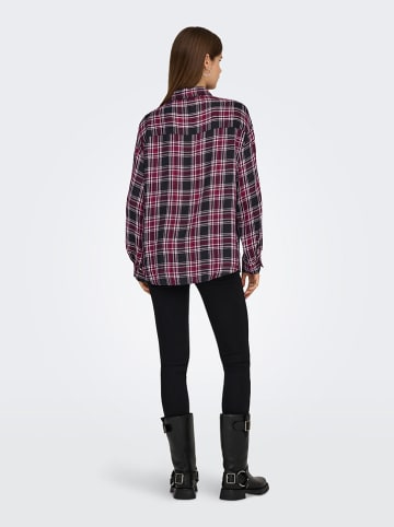 ONLY Blouse paars/zwart