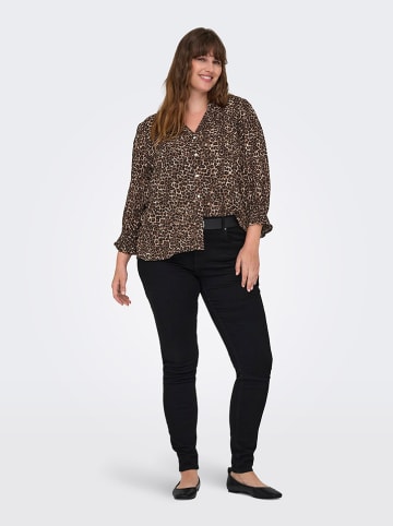 ONLY Blouse bruin/zwart