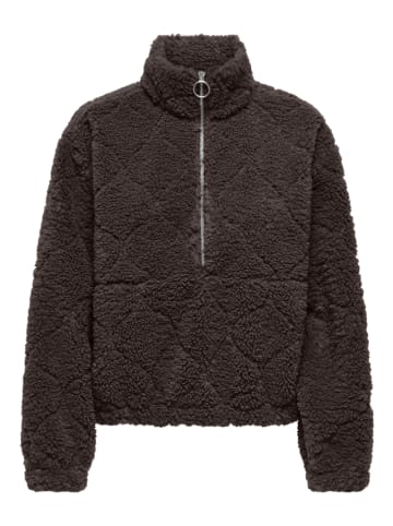 ONLY Bluza polarowa w kolorze ciemnobrązowym