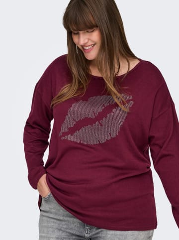 ONLY Pullover in Bordeaux