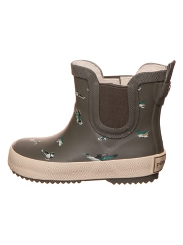 POM POM Gummistiefel in Khaki