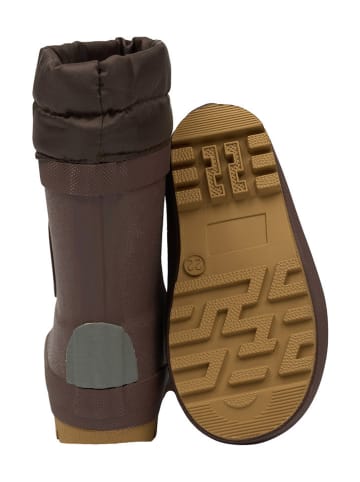 mikk-line Gummistiefel in Dunkelbraun