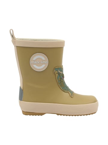 mikk-line Gummistiefel in Khaki/ Creme