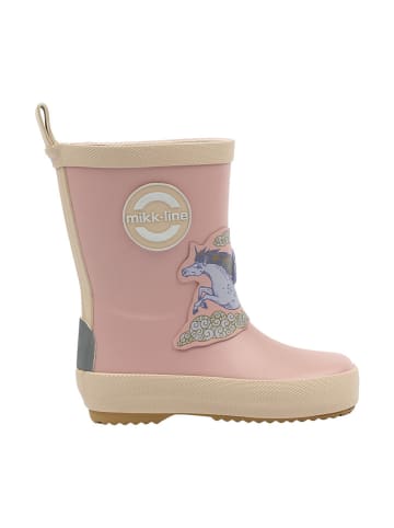 mikk-line Gummistiefel in Rosa/ Creme