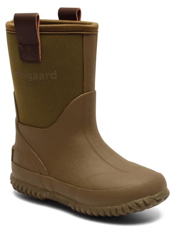 bisgaard Gummistiefel in Braun/ Khaki