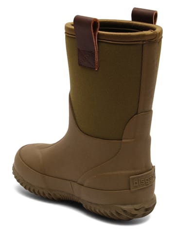 bisgaard Gummistiefel in Braun/ Khaki