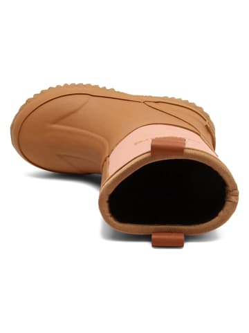 bisgaard Gummistiefel in Hellbraun/ Rosa
