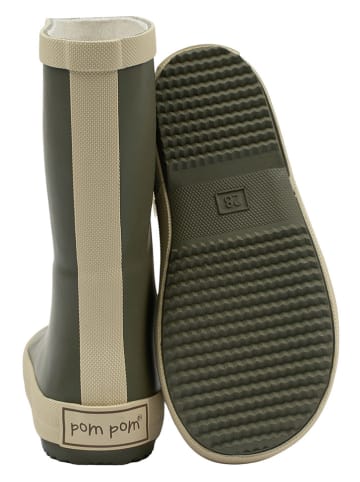 POM POM Kalosze w kolorze khaki