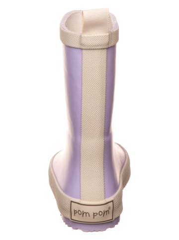 POM POM Kalosze w kolorze fioletowym