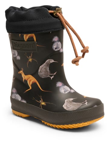 bisgaard Gummistiefel in Schwarz/ Orange
