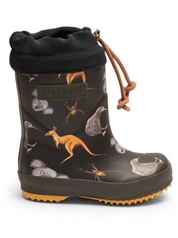 bisgaard Gummistiefel in Schwarz/ Orange