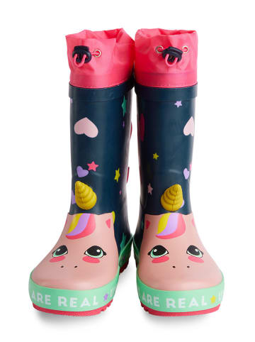 Denokids Gummistiefel "Unicorn" in Dunkelblau