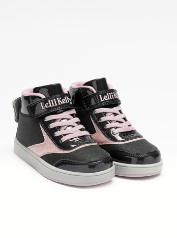 Lelli Kelly Sneakersy "Rebecca" w kolorze czarno-jasnoróżowym