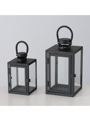 Boltze Lampiony (2 szt.) "Arana" w kolorze czarnym