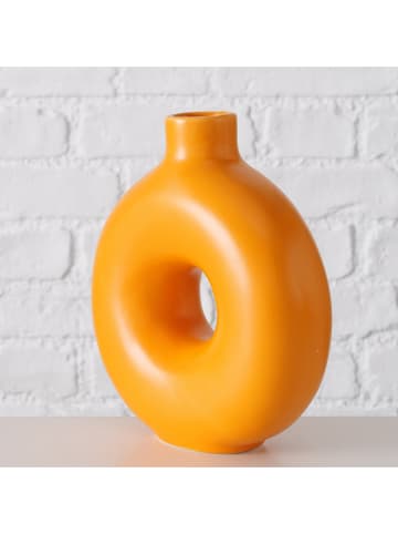 Boltze Wazon "Lanyo" w kolorze pomarańczowym - wys. 20 cm