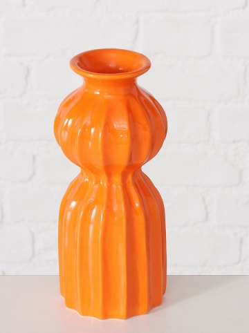 Boltze Vaas "Oranga" oranje - (H)20 x Ø 9 cm