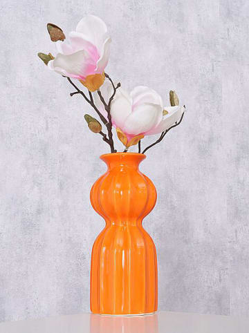 Boltze Wazon "Oranga" w kolorze pomarańczowym - wys. 20 x Ø 9 cm
