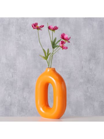 Boltze Vaas "Lime" oranje - (H)22,6 cm