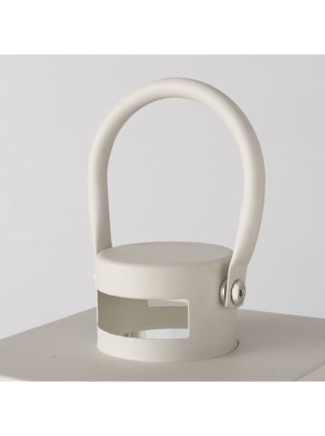 Boltze 2-delige set: lantaarns "Arana" lichtgrijs