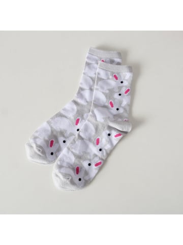 Boltze Skarpety (2 pary) "Bonil" w kolorze jasnoróżowo-jasnoszarym