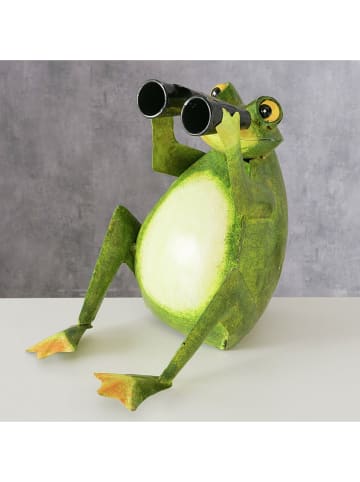 Boltze Dekofigur "Fredo" in Grün - (H)31 cm