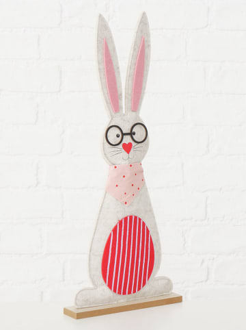 Boltze Deco-object "Rosa" wit/lichtroze - (H)57 cm