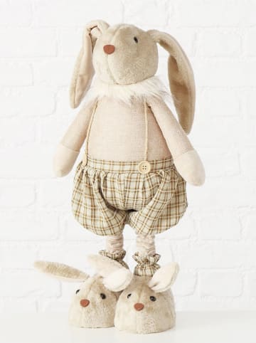 Boltze Figurka dekoracyjna "Nana" w kolorze kremowo-brązowym - wys. 111 cm