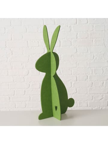 Boltze 2er-Set: Dekofiguren "Freddo" in Grün - (H)59,7 cm