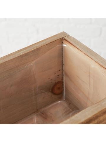 Boltze Übertopf "Aromata" in Hellbraun - (B)36 x (H)10 cm