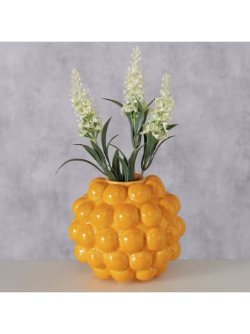 Boltze Wazon "Morten" w kolorze pomarańczowym - wys. 10,5 x Ø 12,5 cm