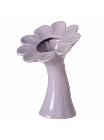 Boltze 2er-Set: Vasen "Nanula" in Rosa/ Lila - (H)18 x Ø 12,5 cm