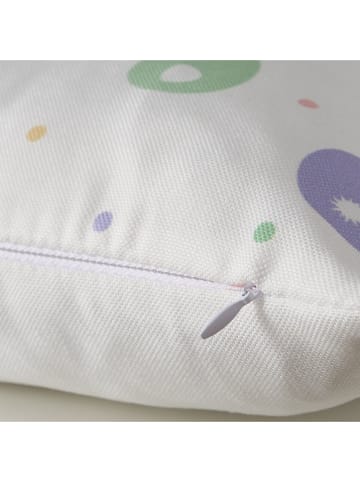 Boltze Poduszka "Eggard" w kolorze białym ze wzorem - 45 x 45 cm