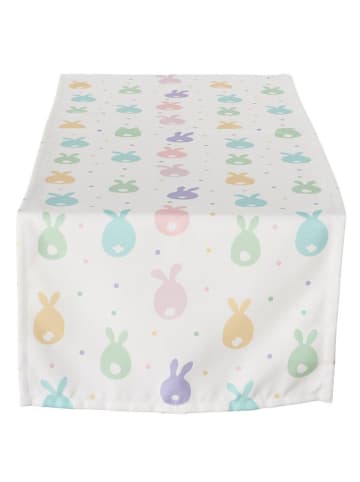 Boltze Tischläufer "Eggard" in Weiß/ Bunt - (L)140 x (B)40 cm