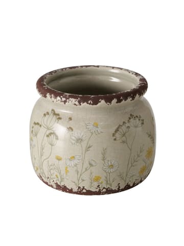 Boltze 2er-Set: Übertöpfe "Meadow" in Beige/ Braun