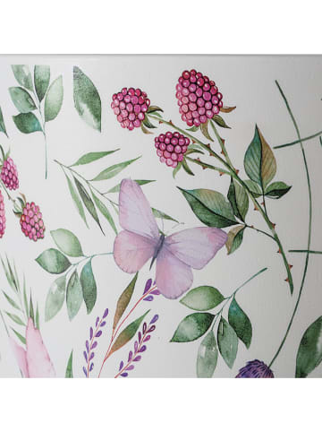 Boltze Osłonki (2 szt.) "Fantasy" w kolorze biało-zielono-różowym na doniczkę