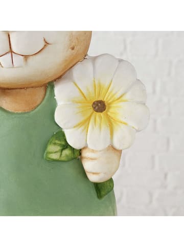 Boltze Figurka dekoracyjna "Flecky" w kolorze jasnobrązowo-zielonym - wys. 50 cm