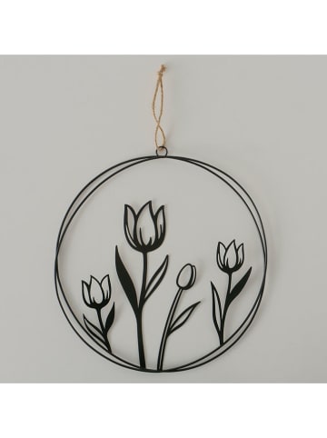 Boltze Decohanger "Carina" zwart - (L)30 x (B)31,5 cm