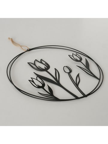 Boltze Decohanger "Carina" zwart - (L)30 x (B)31,5 cm