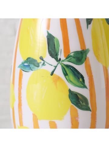 Boltze Wazon "Rialto" w kolorze żółto-pomarańczowym - wys. 25,3 x Ø 15 cm