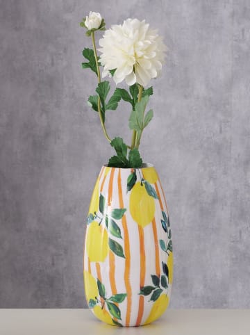 Boltze Vaas "Rialto" geel/oranje - (H)25,3 x Ø 15 cm