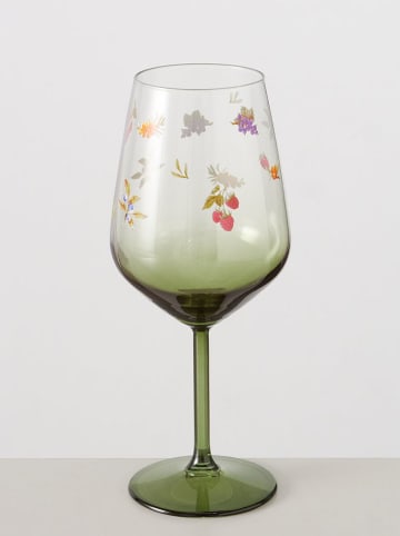 Boltze Kieliszek "Jardin" w kolorze zielonym do wina - wys. 22 cm