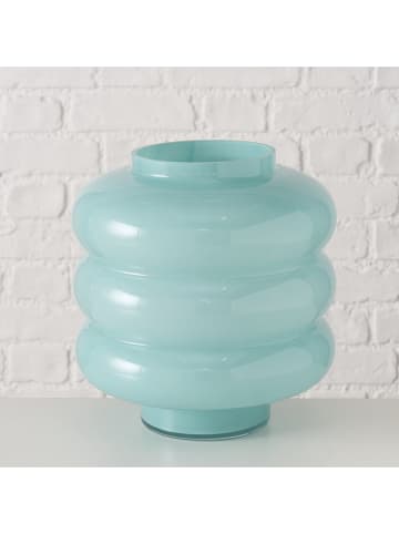Boltze Wazon "Milan" w kolorze turkusowym - wys. 23 x Ø 22 cm