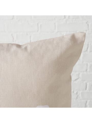 Boltze Poduszka "Canea" w kolorze beżowo-białym - 45 x 45 cm