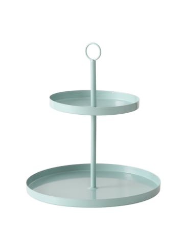 Boltze Etażerka "Samina" w kolorze miętowym - wys. 34 cm