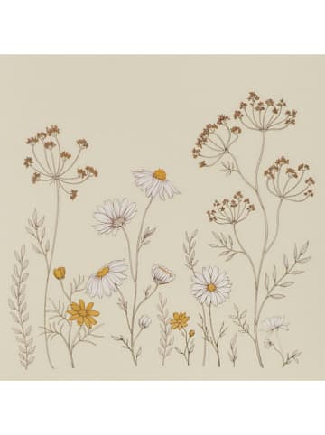 Boltze 2-delige set: overpotten "Meadow" crème/bruin