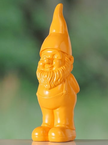 Boltze Figurka dekoracyjna "Hansy" w kolorze pomarańczowym - wys. 38 cm