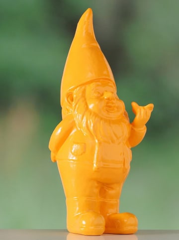 Boltze Figurka dekoracyjna "Hansy" w kolorze pomarańczowym - wys. 27,5 cm