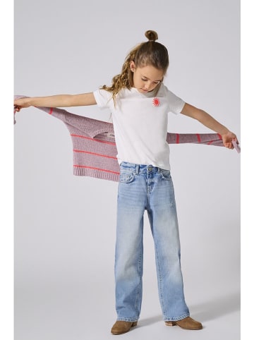 KIDS ONLY Shirt "Happy" in Weiß